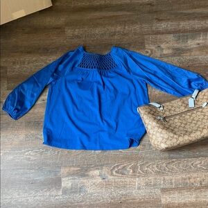 Cobalt Blue Women's Top chicos NWT